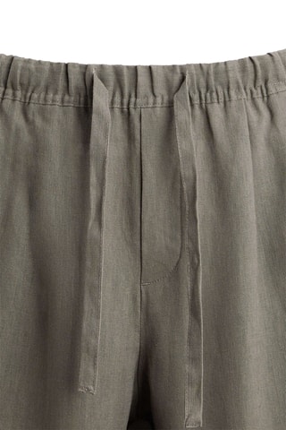Pantalon en lin - Kaki