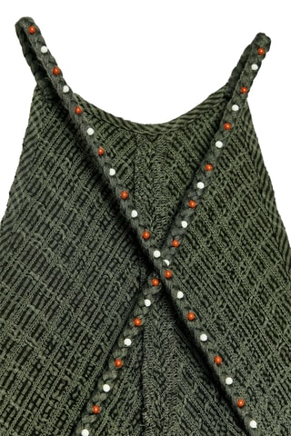 Robe longue - Vert foncé