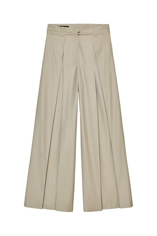 Pantalon wide legs - Beige