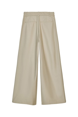 Pantalon wide legs - Beige