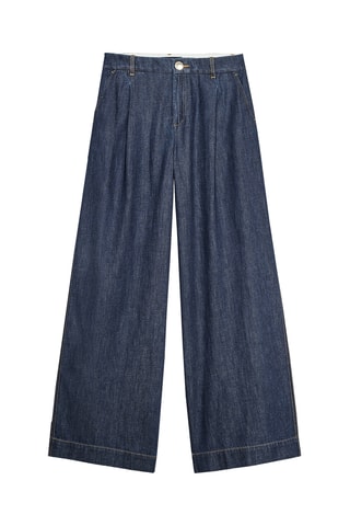 Pantalon wide legs - Indigo