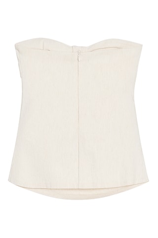 Top bustier - Ivoire