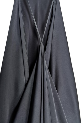 Robe drapée - Gris foncé