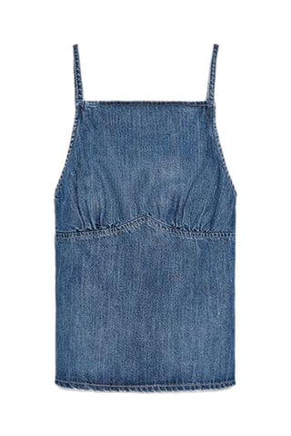 Top en jean - Bleu