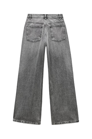 Jean wide legs - Gris chiné
