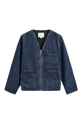 Veste en jean - Bleu marine
