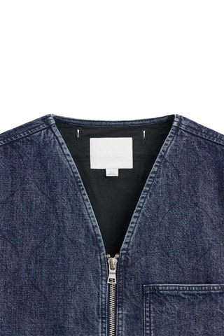 Veste en jean - Bleu marine