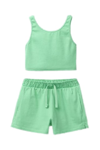 Short et débardeur - Vert clair