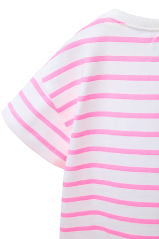 T-shirt - Blanc et rose