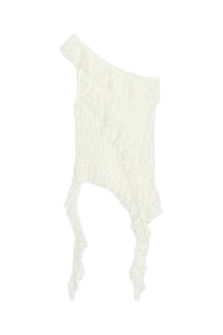 Top asymétrique - Ecru