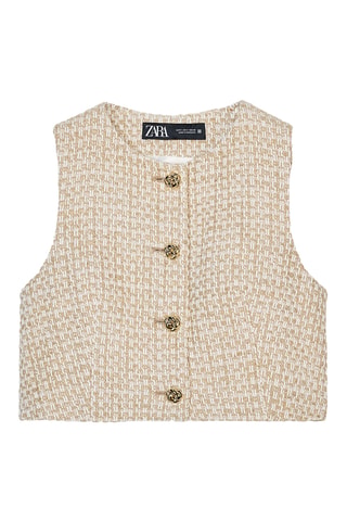 Gilet de costume - Beige chiné
