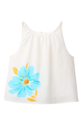 Blouse - Blanc et ciel