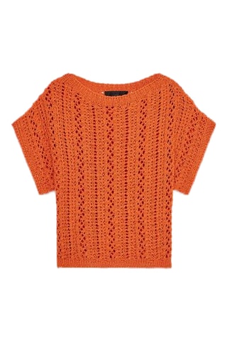 Top en crochet - Orange