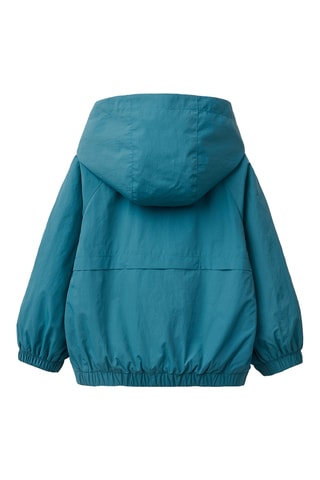 Coupe-vent à capuche - Bleu cobalt