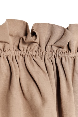 Top bustier - Marron clair