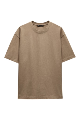 T-shirt oversize - Taupe