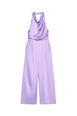 Combinaison drapée - Mauve