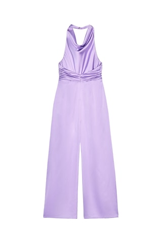Combinaison drapée - Mauve