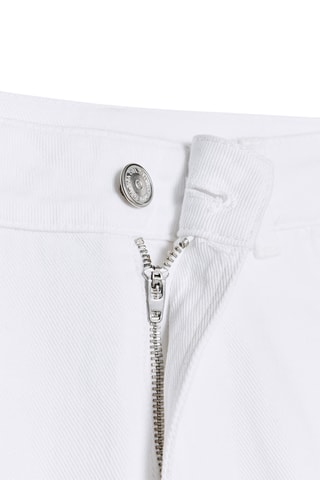 Jupe midi en jean - Blanc