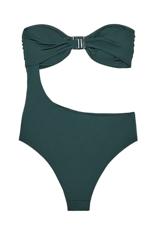Trikini bustier - Vert foncé