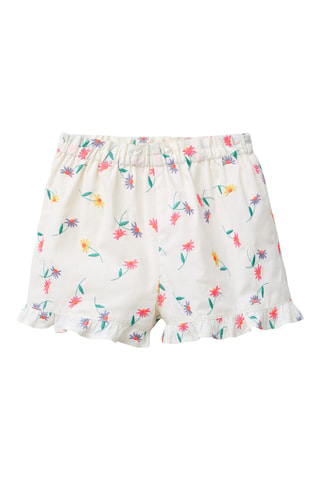 Short - Blanc et fuchsia