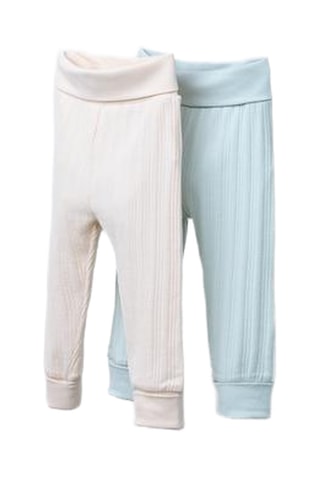 2 joggings - Ecru et ciel