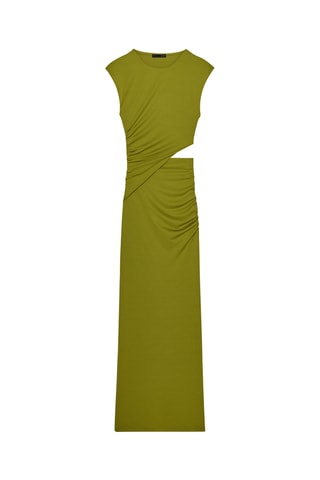 Robe drapée - Kaki