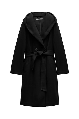 Manteau à capuche - Noir