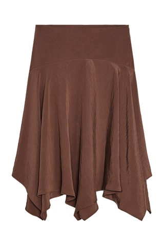 Jupe midi - Marron foncé