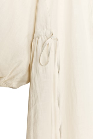 Robe trapèze en lin - Ecru