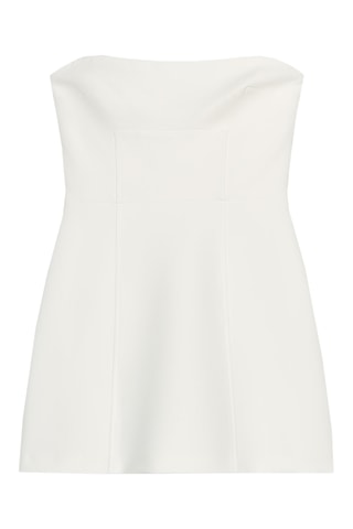 Robe bustier - Ecru