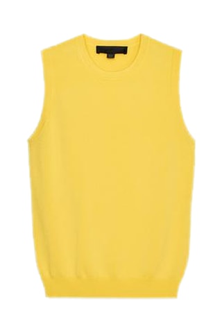 Pull sans manches - Jaune