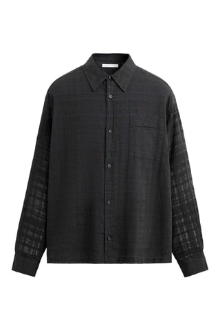 Chemise en lin - Anthracite