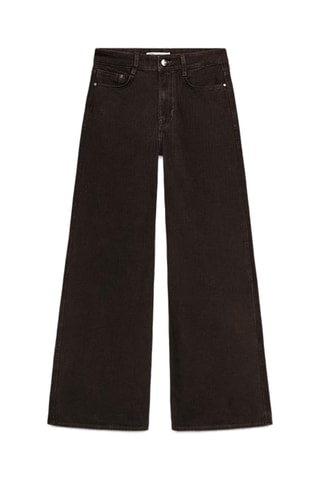 Jean wide legs taille haute - Noir