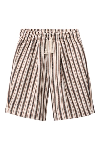 Bermuda - Beige et noir