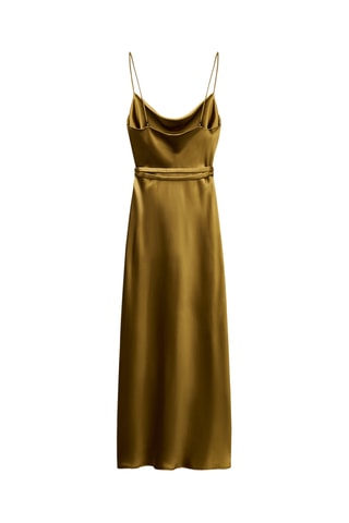 Robe midi - Doré