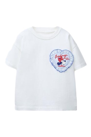 T-shirt Minnie Disney - Blanc