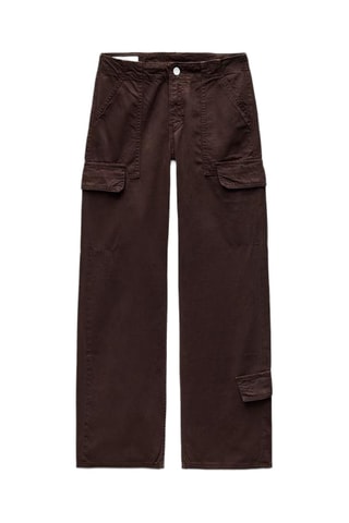 Pantalon cargo - Marron foncé