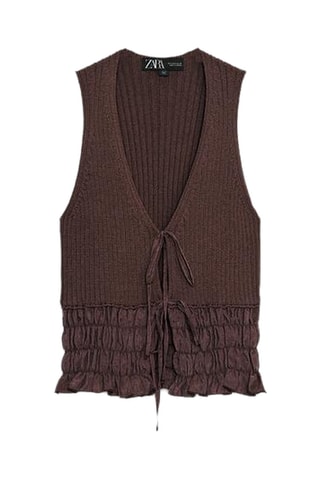 Gilet sans manches - Marron foncé