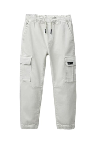 Pantalon cargo - Gris clair