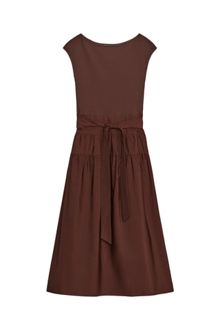 Robe patineuse - Marron foncé