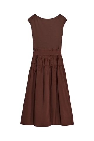 Robe patineuse - Marron foncé