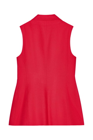 Veste en lin - Rouge