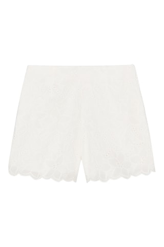 Short en broderie anglaise - Ecru