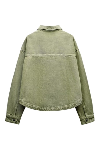 Veste en jean - Vert clair