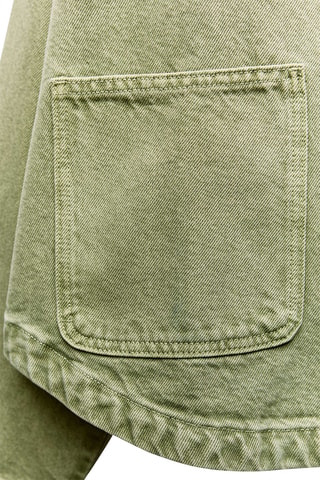 Veste en jean - Vert clair