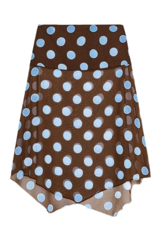Jupe midi - Marron