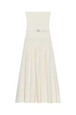 Robe bustier - Ecru