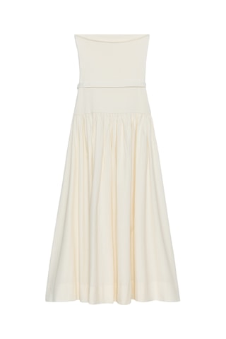 Robe bustier - Ecru