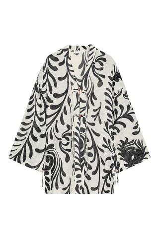 Kimono en ramie - Blanc